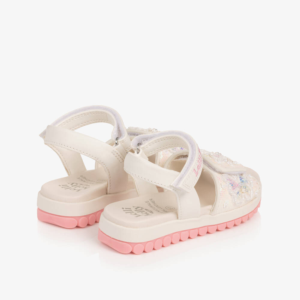 Lelli Kelly-Girls Ivory Butterfly Footwear | Childrensalon Outlet