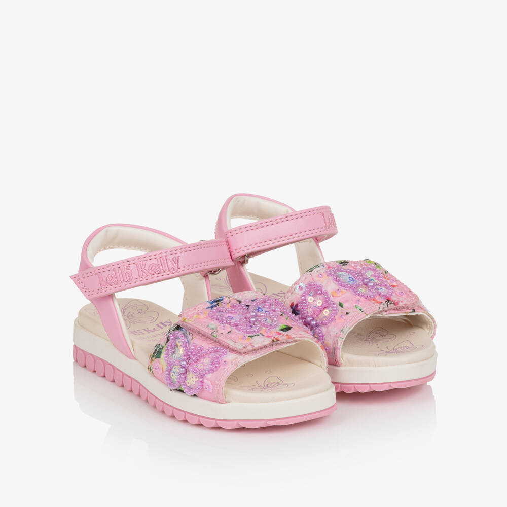 Lelli Kelly-Girls Lavender Butterfly Flats | Childrensalon Outlet