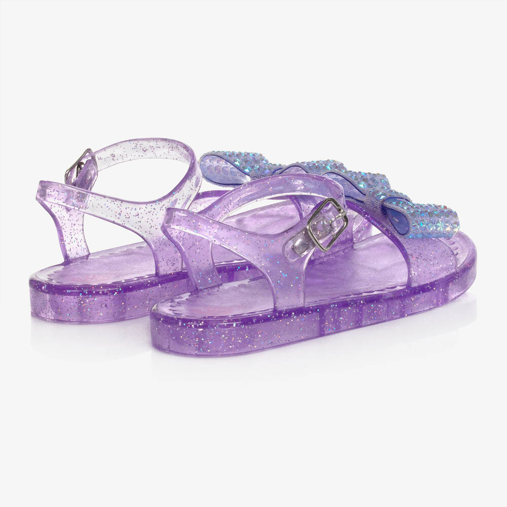 Lelli Kelly Girls Lilac Purple Jelly Sandals Childrensalon Outlet