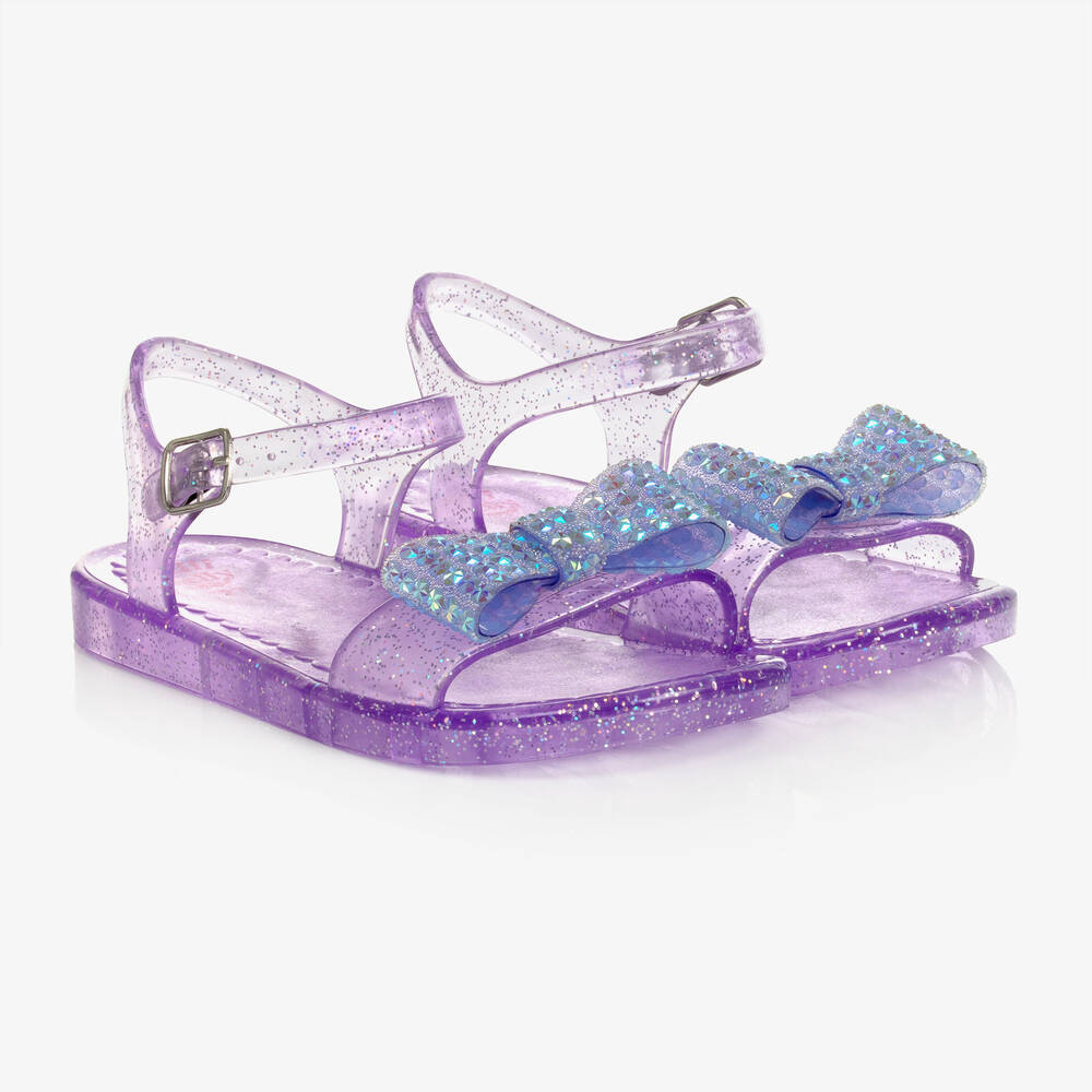 Lelli Kelly - Sandales lilas en plastique fille | Childrensalon