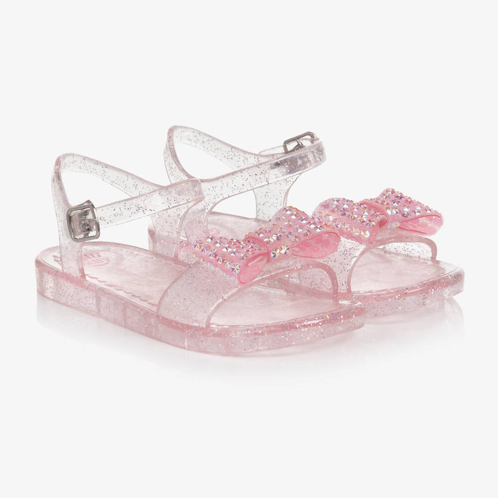 Lelli Kelly - Girls Pale Pink Jelly Sandals | Childrensalon