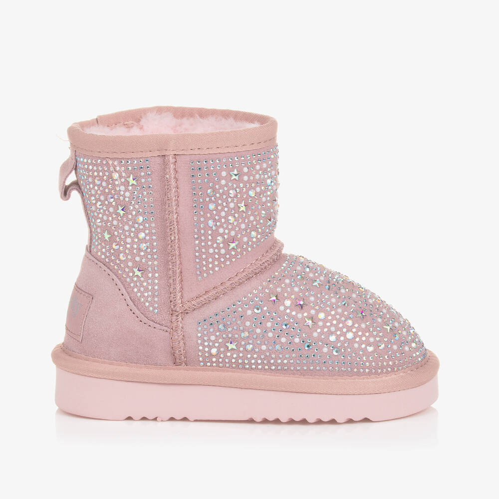 Pink glitter boots womens shop