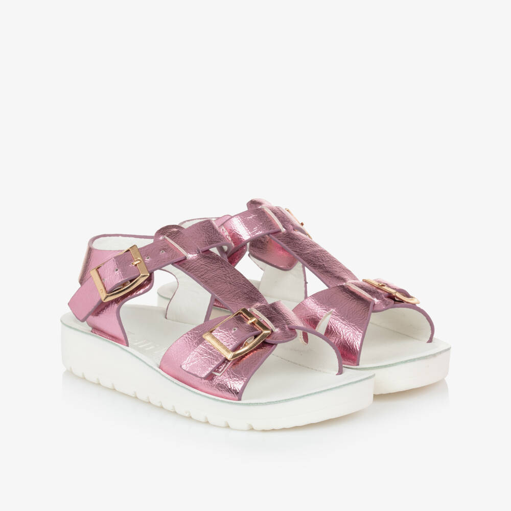 Lelli Kelly-Girls Pink Buckle Sandals | Childrensalon Outlet