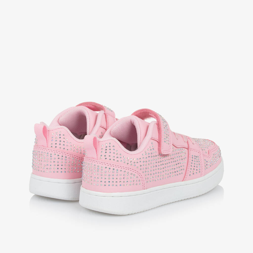 Lelli Kelly-حذاء رياضي مزين بديامنتي لون زهري للبنات | Childrensalon Outlet