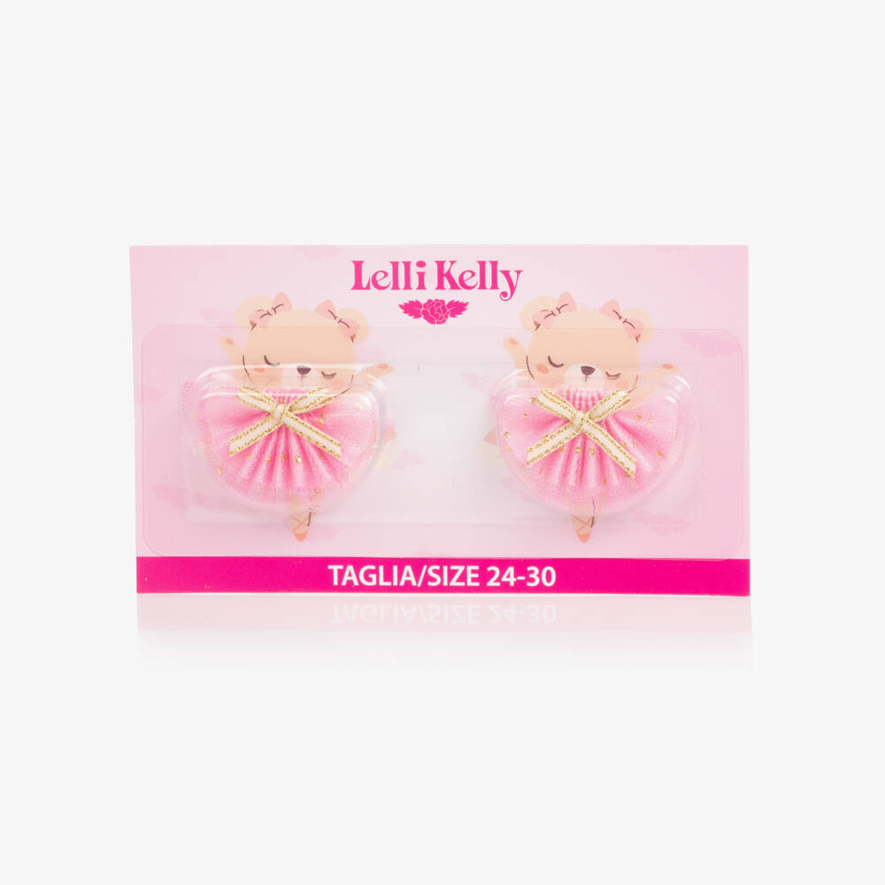 Lelli Kelly-Girls Pink Faux Leather Light-Up Musical Teddy Ballerina Trainers | Childrensalon Outlet