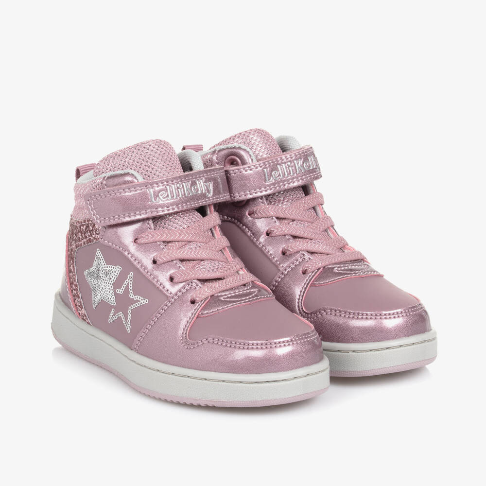 Lelli Kelly-Girls Pink Heart-Embellished Sneakers | Childrensalon Outlet
