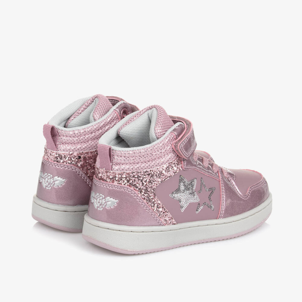 Lelli Kelly-Girls Pink Heart-Embellished Sneakers | Childrensalon Outlet