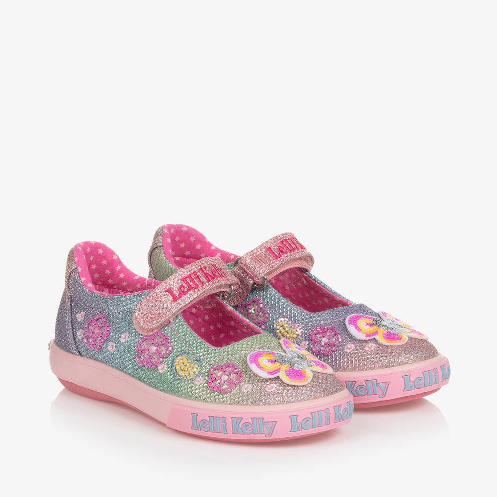 Lelli Kelly-Розовые туфли с ремешком и бисером для девочек | Childrensalon Outlet