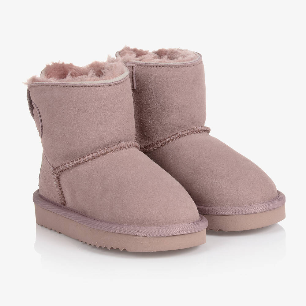 Lelli Kelly - Girls Pink Suede Boots | Childrensalon