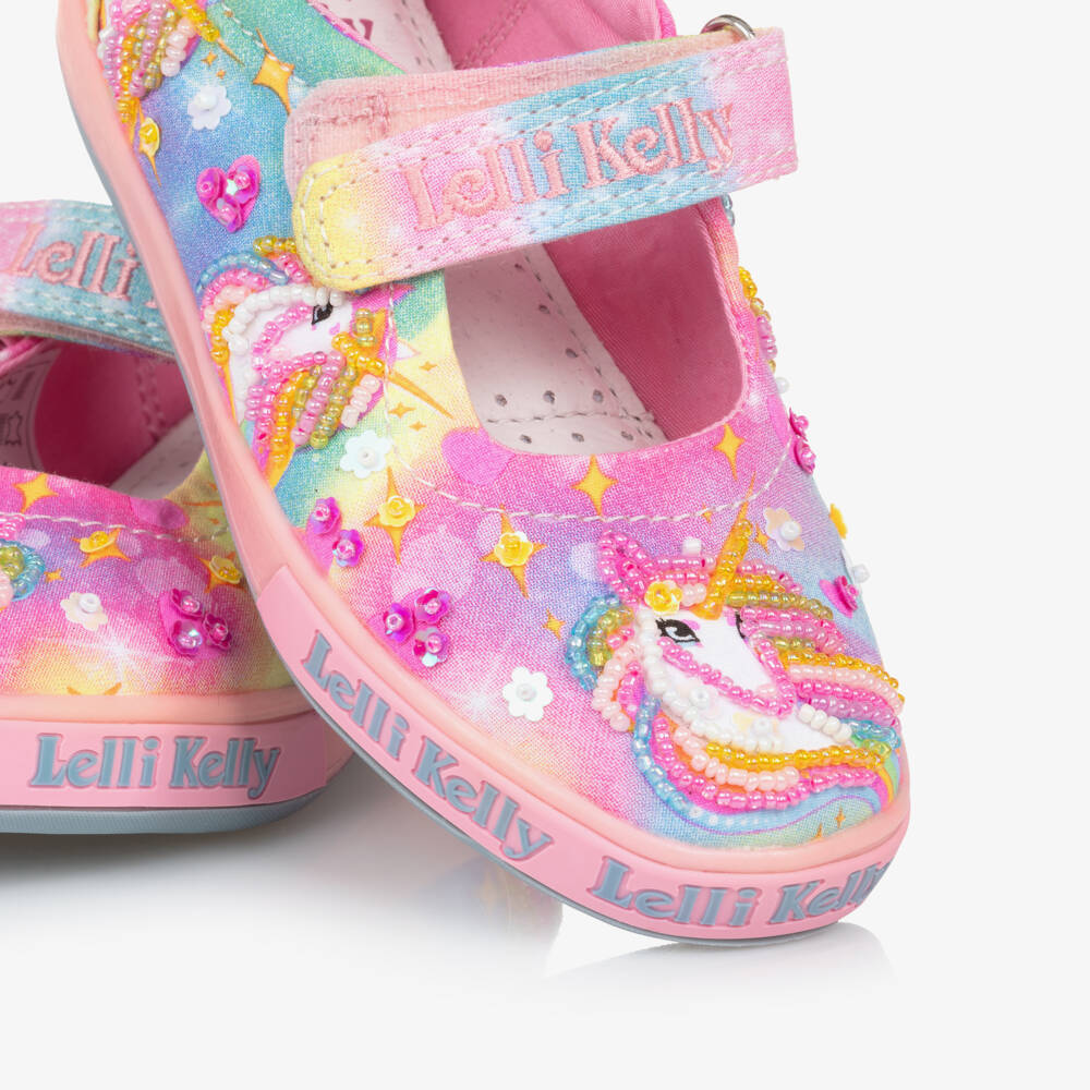 Lelli Kelly-Girls Pink Unicorn Shoes | Childrensalon Outlet