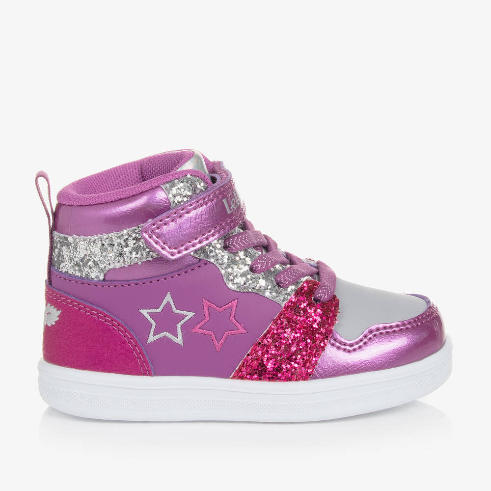 Girls glitter deals hi tops