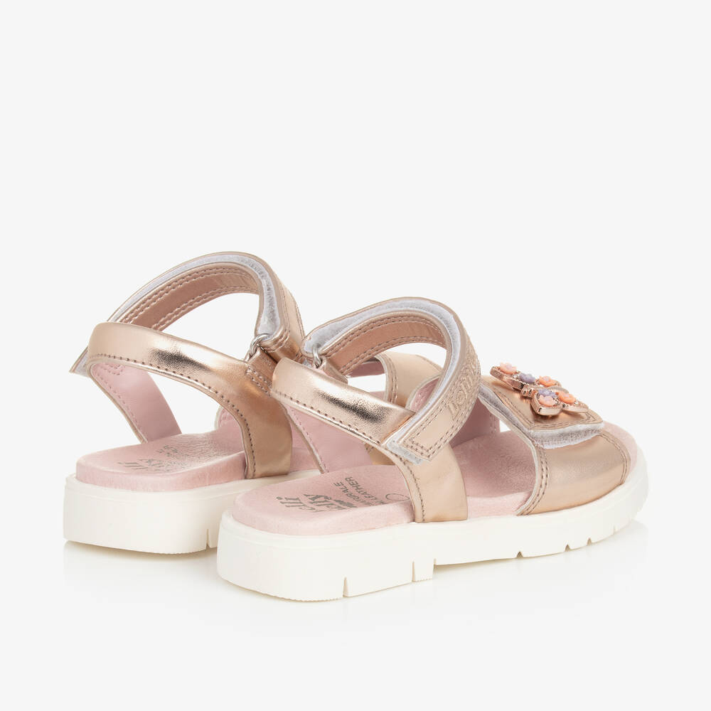 Lelli Kelly-Girls Rose Gold Butterfly Sandals | Childrensalon Outlet