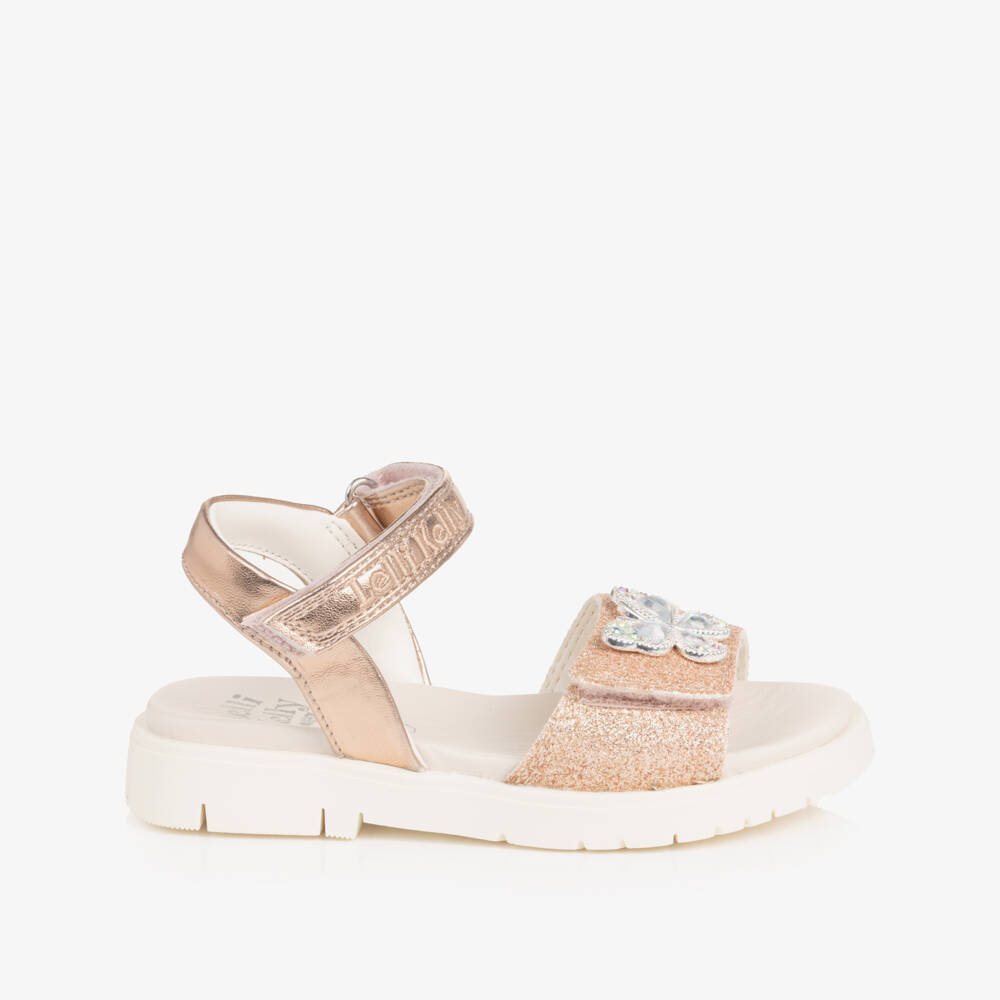 Lelli Kelly-Girls Shimmering Gold Butterfly Sandals | Childrensalon Outlet