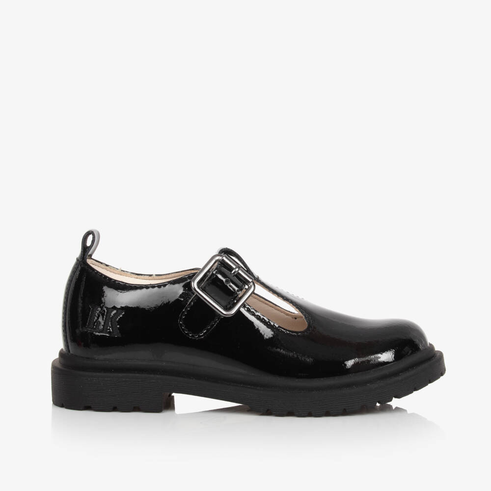 Lelli Kelly-Girls' Shiny Black T-Strap Shoes | Childrensalon Outlet