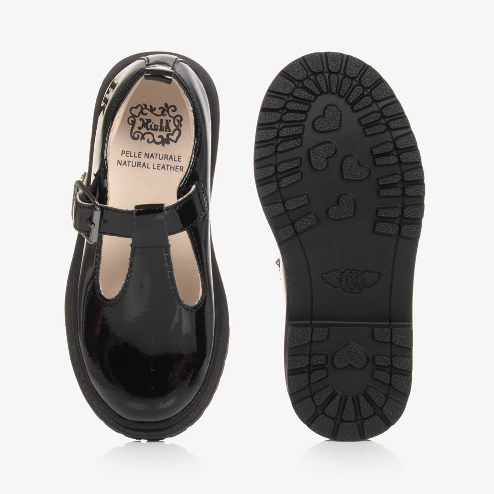 Lelli Kelly-Girls' Shiny Black T-Strap Shoes | Childrensalon Outlet