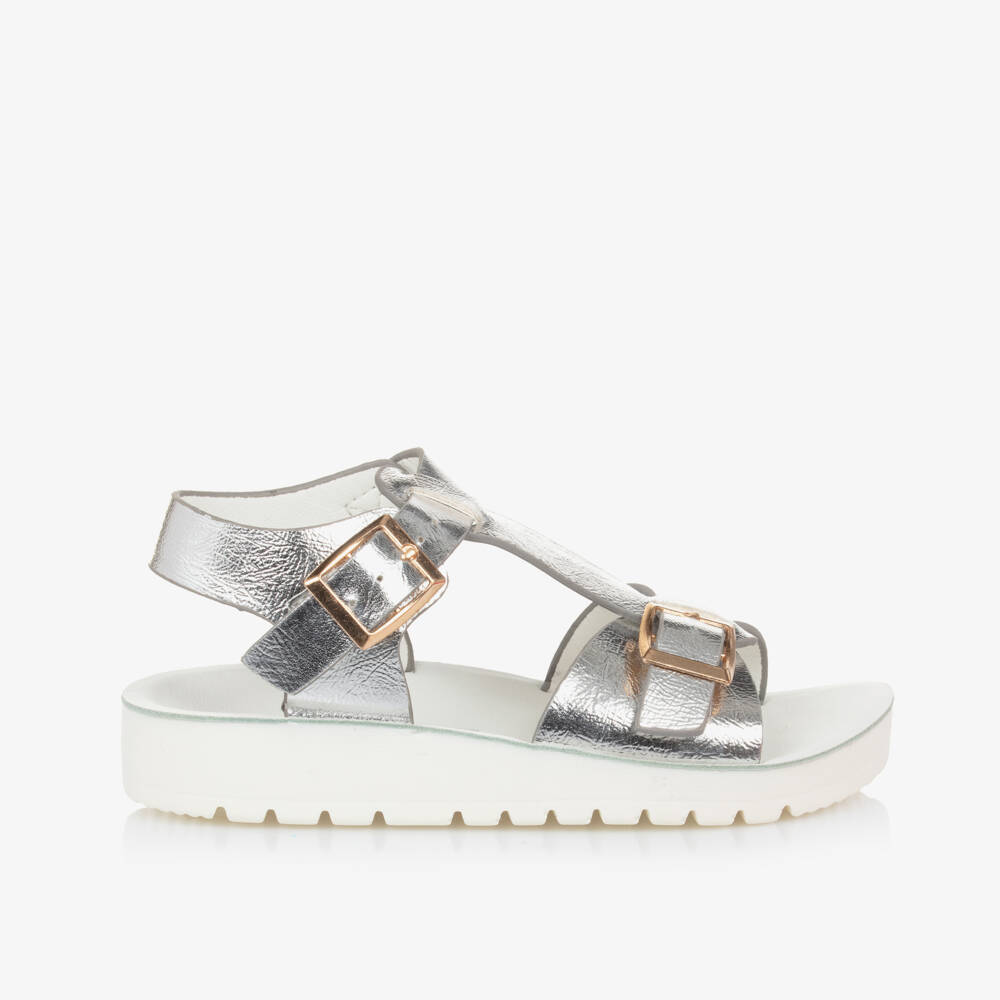 Lelli Kelly-Girls Silver Buckle Sandals | Childrensalon Outlet