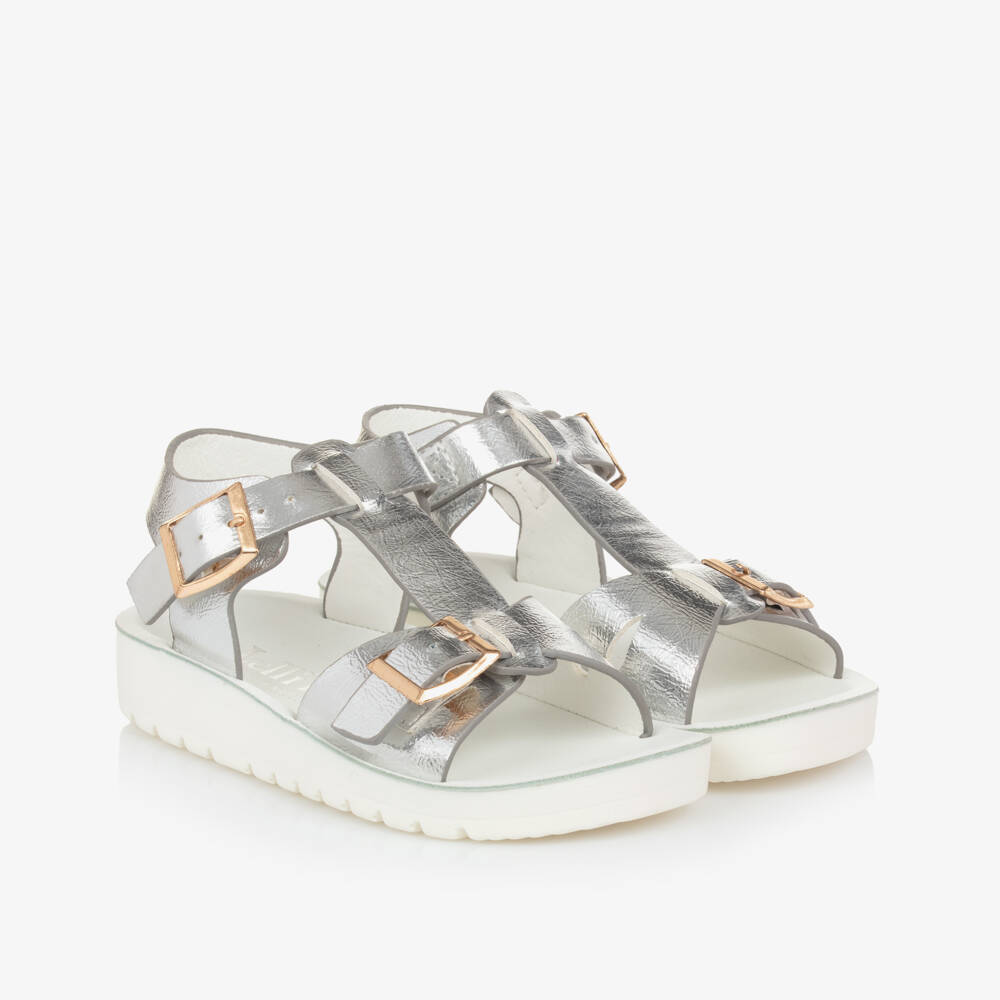Lelli Kelly-Girls Silver Buckle Sandals | Childrensalon Outlet