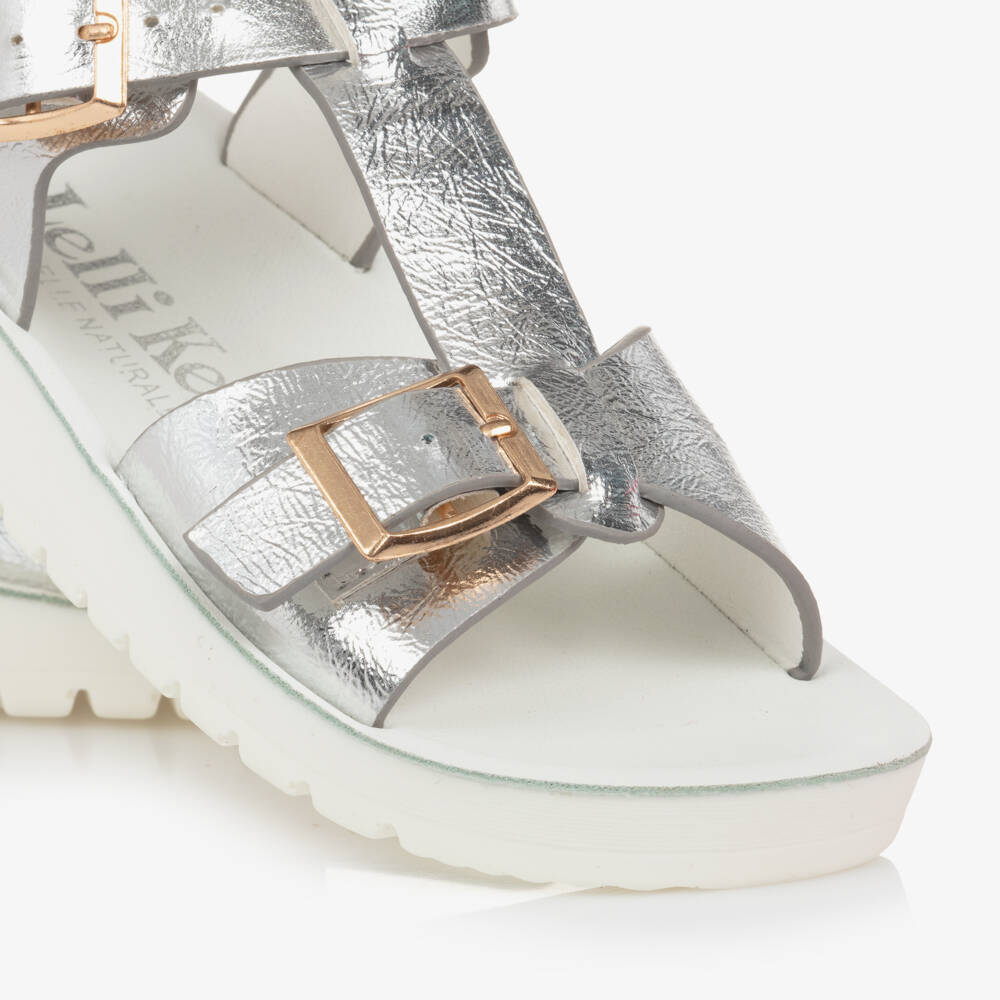 Lelli Kelly-Girls Silver Buckle Sandals | Childrensalon Outlet