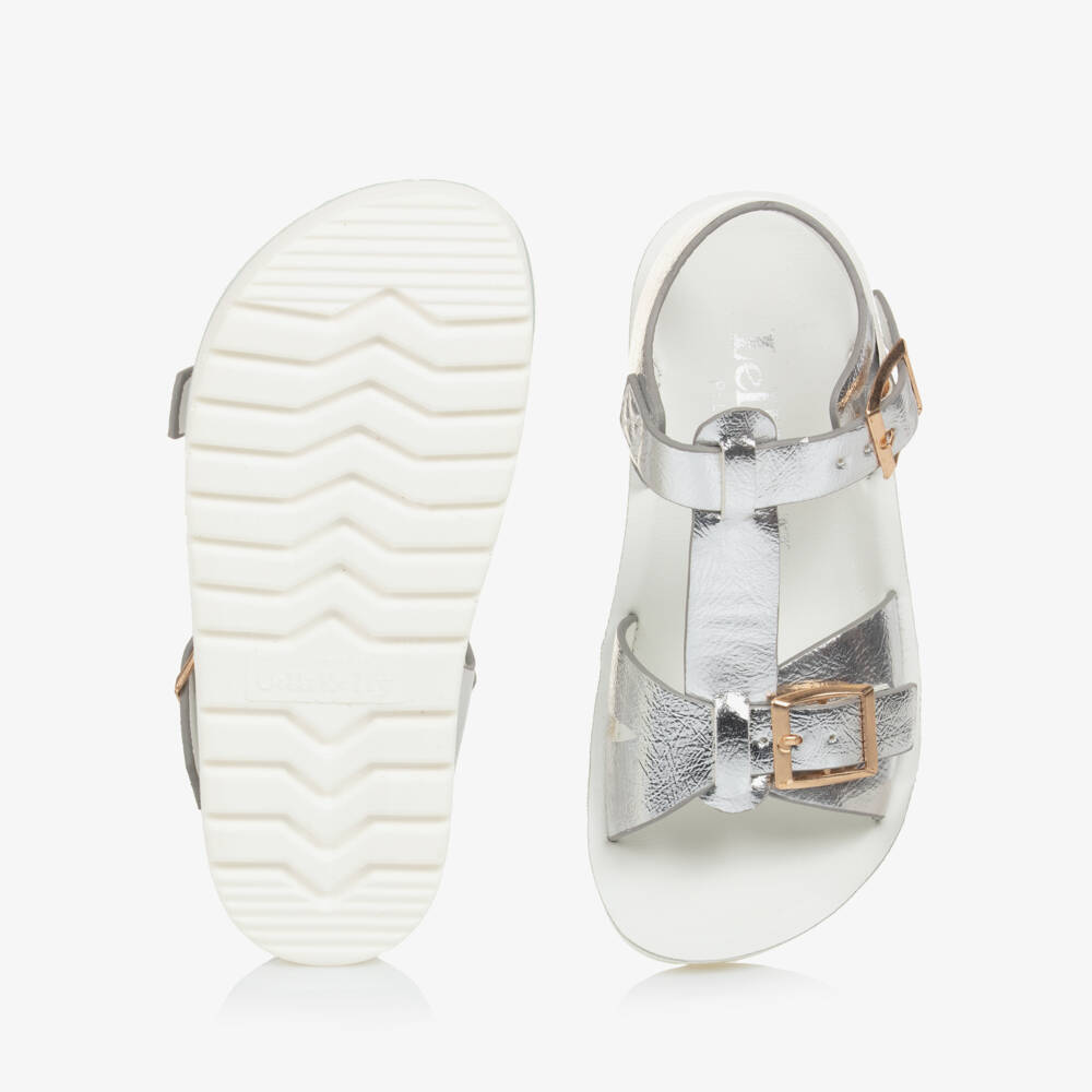 Lelli Kelly-صنادل فضية للبنات مع إبزيم ساحر | Childrensalon Outlet