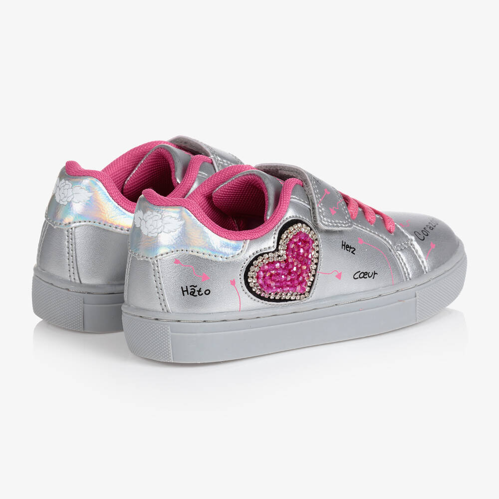 Lelli kelly silver trainers hotsell