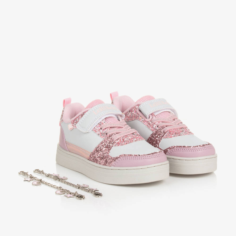 Lelli Kelly-Girls Sparkle Strap Pink Sneakers | Childrensalon Outlet