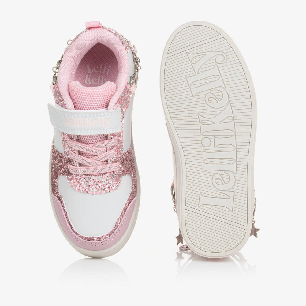 Lelli Kelly-Girls Sparkle Strap Pink Sneakers | Childrensalon Outlet