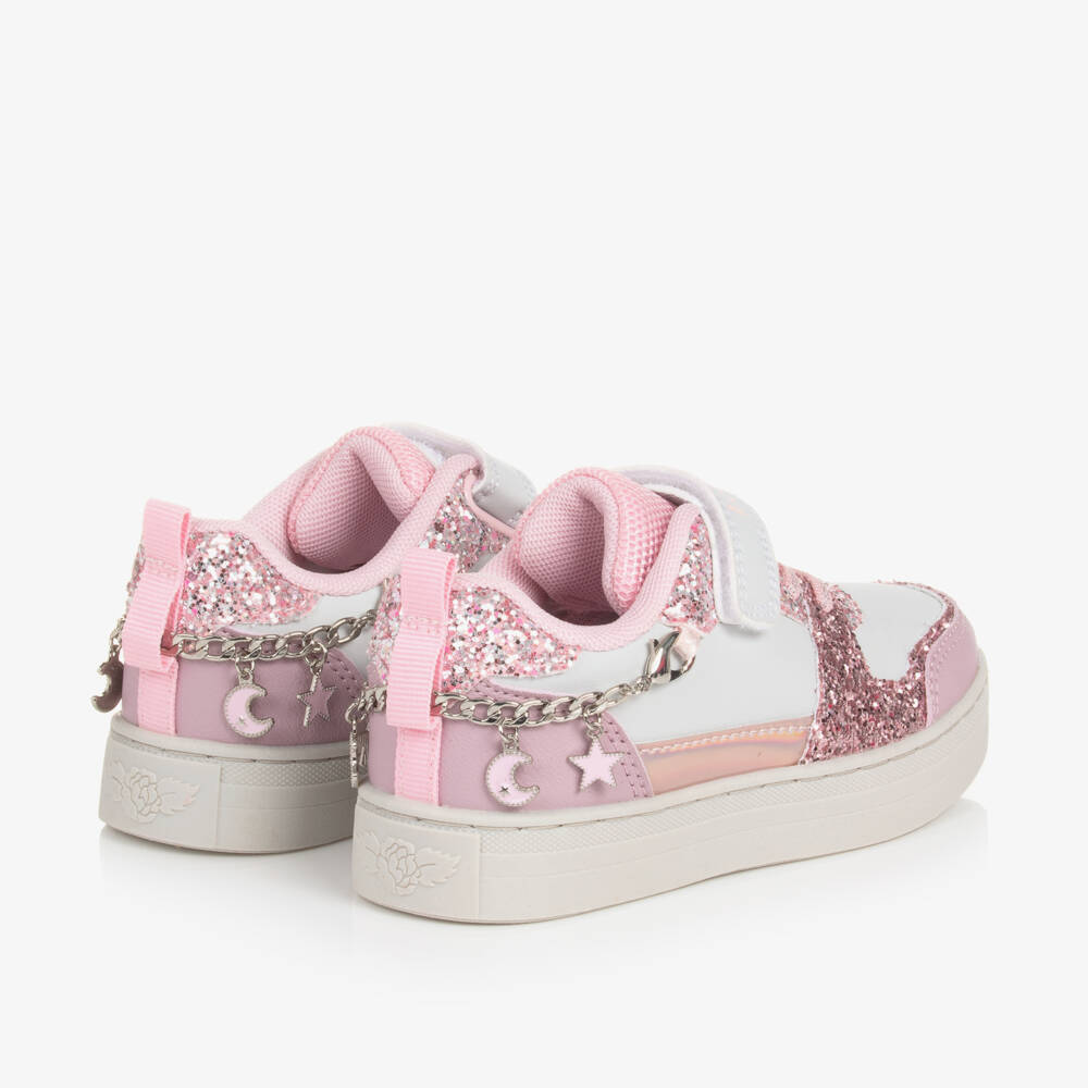 Lelli Kelly-Girls Sparkle Strap Pink Sneakers | Childrensalon Outlet