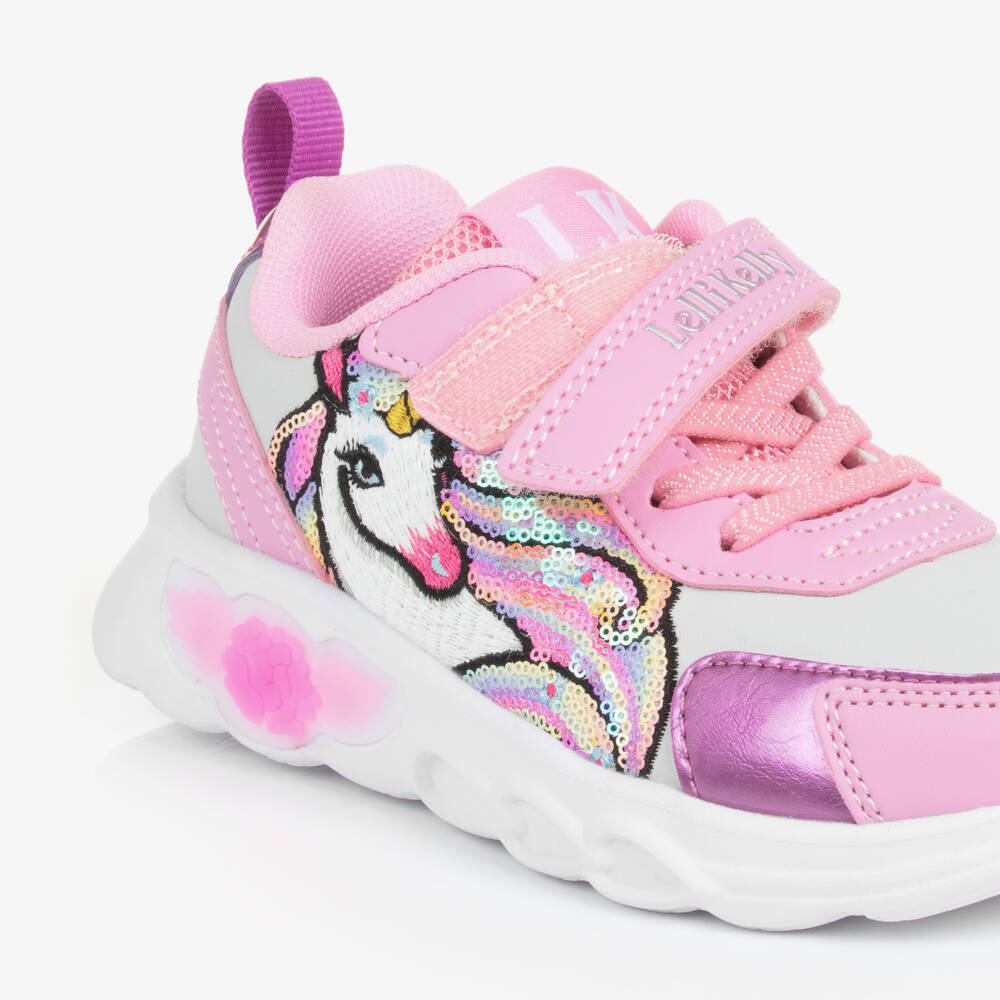 Lelli Kelly-Girls Sparkling Unicorn LED Sneakers | Childrensalon Outlet