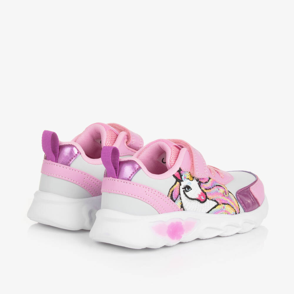 Lelli Kelly-Girls Sparkling Unicorn LED Sneakers | Childrensalon Outlet