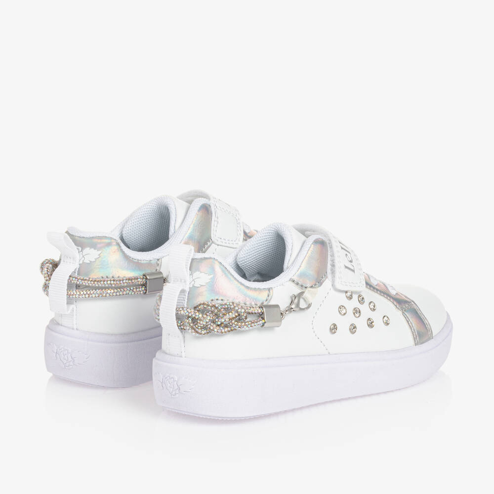 Lelli Kelly-Girls White & Silver Bracelet Trainers | Childrensalon Outlet