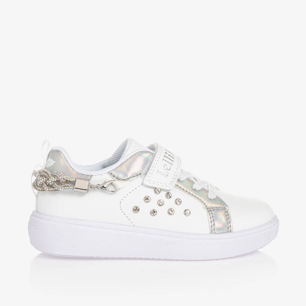 Lelli Kelly-Girls White & Silver Bracelet Trainers | Childrensalon Outlet