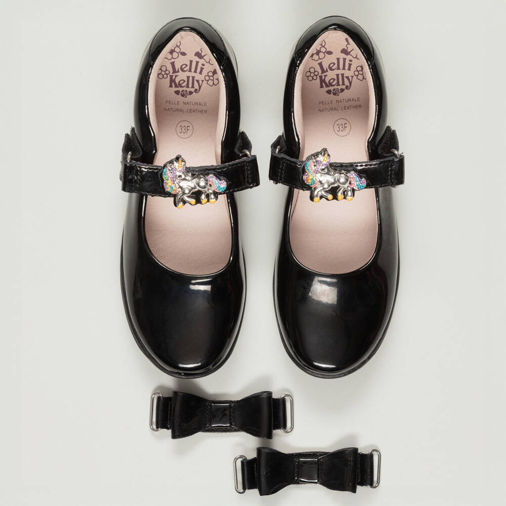 Lelli Kelly-Preloved Girls Black Patent Leather Shoes (EU33 / UK1) | Childrensalon Outlet