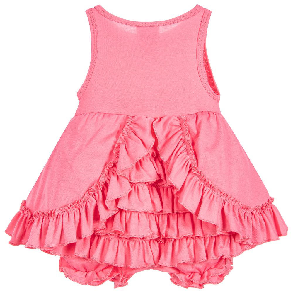 Lemon Loves Layette-Baby Girls Pink Cotton Shortie | Childrensalon Outlet