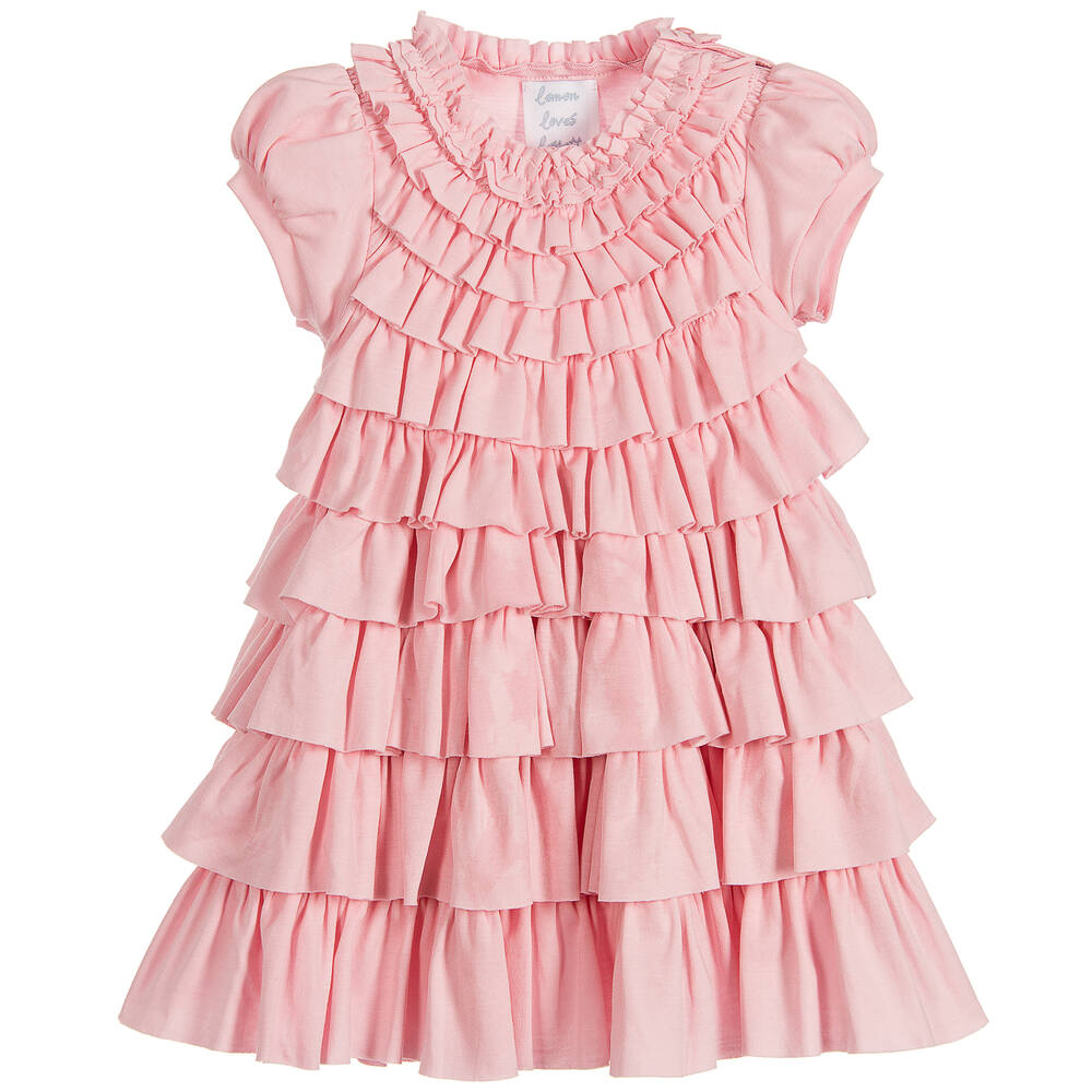 Lemon Loves Layette - Baby Girls Pink 'Jane' Dress | Childrensalon