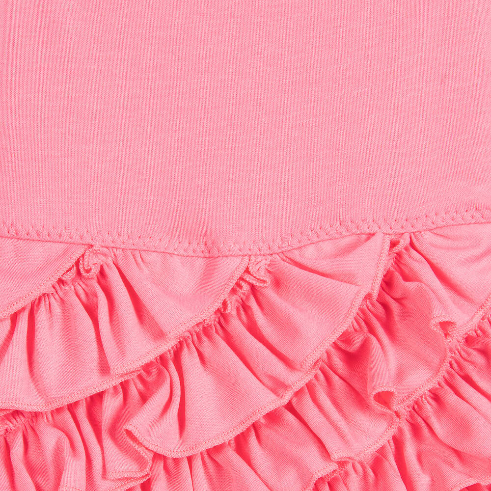Lemon Loves Layette-Baby Girls Pink Pima Cotton Shortie  | Childrensalon Outlet