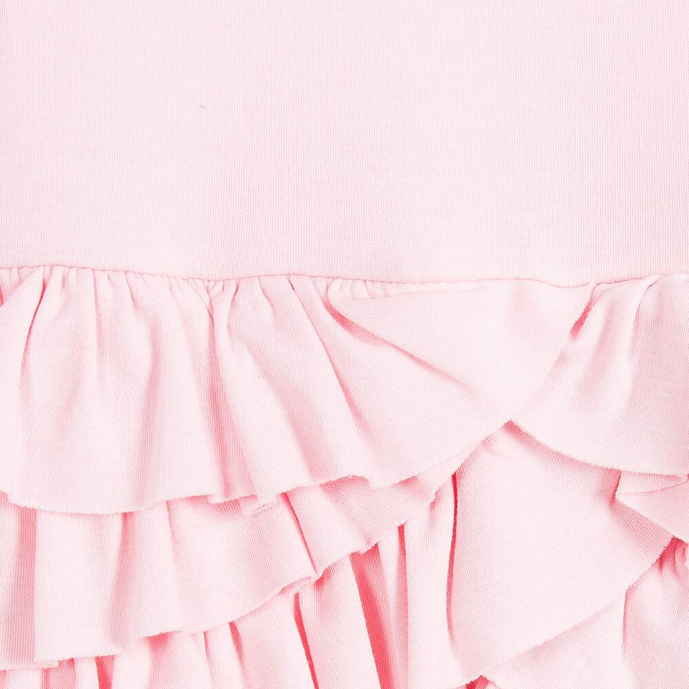 Lemon Loves Layette-Baby Girls Pink Ruffle 'Lulu' Romper Suit | Childrensalon Outlet