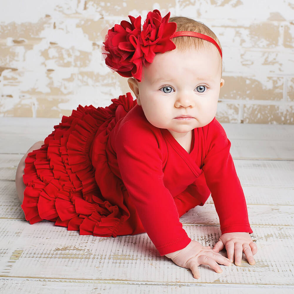 Robe rouge bebe fille outlet
