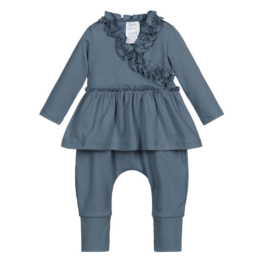 Lemon Loves Layette - Ensemble bleu canard Bébé fille | Childrensalon