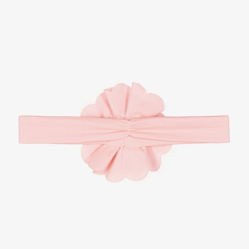Lemon Loves Layette-Girls Rosy Cotton Blossom Hairband | Childrensalon Outlet