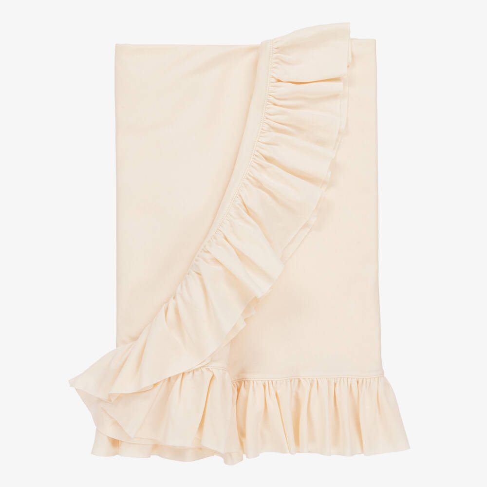 Lemon Loves Layette-Мягкое кремовое одеяло из пима для девочек | Childrensalon Outlet