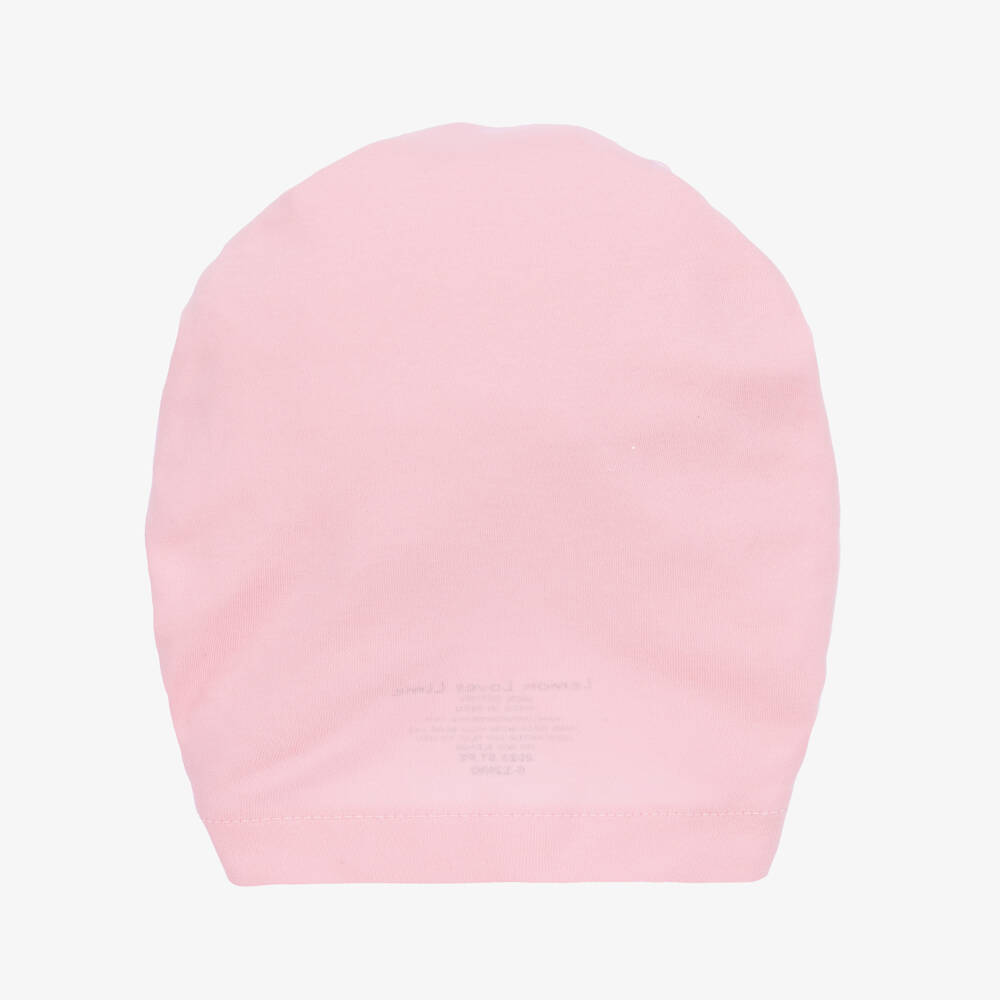 Lemon Loves Layette-Шапка из мягкого розового пима для девочек с бантом | Childrensalon Outlet