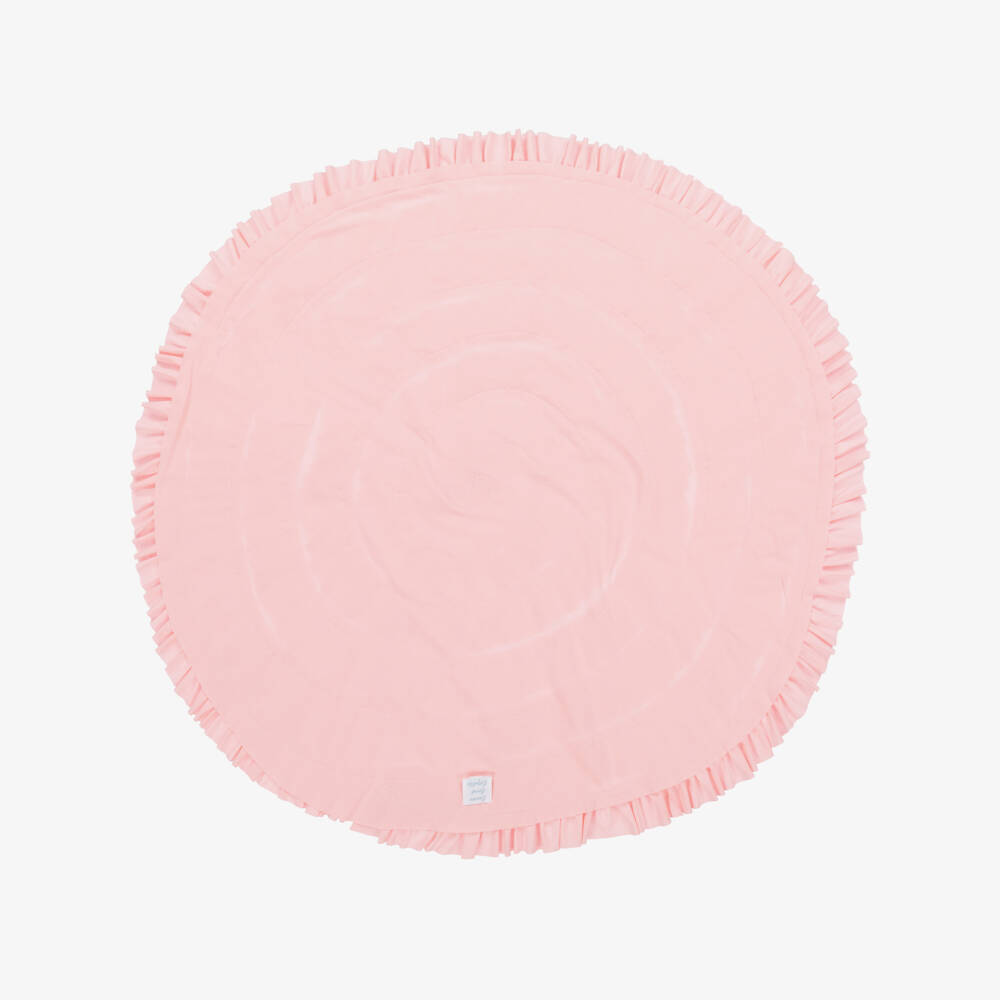 Lemon Loves Layette-Мягкое розовое одеяло с рюшами для девочек | Childrensalon Outlet