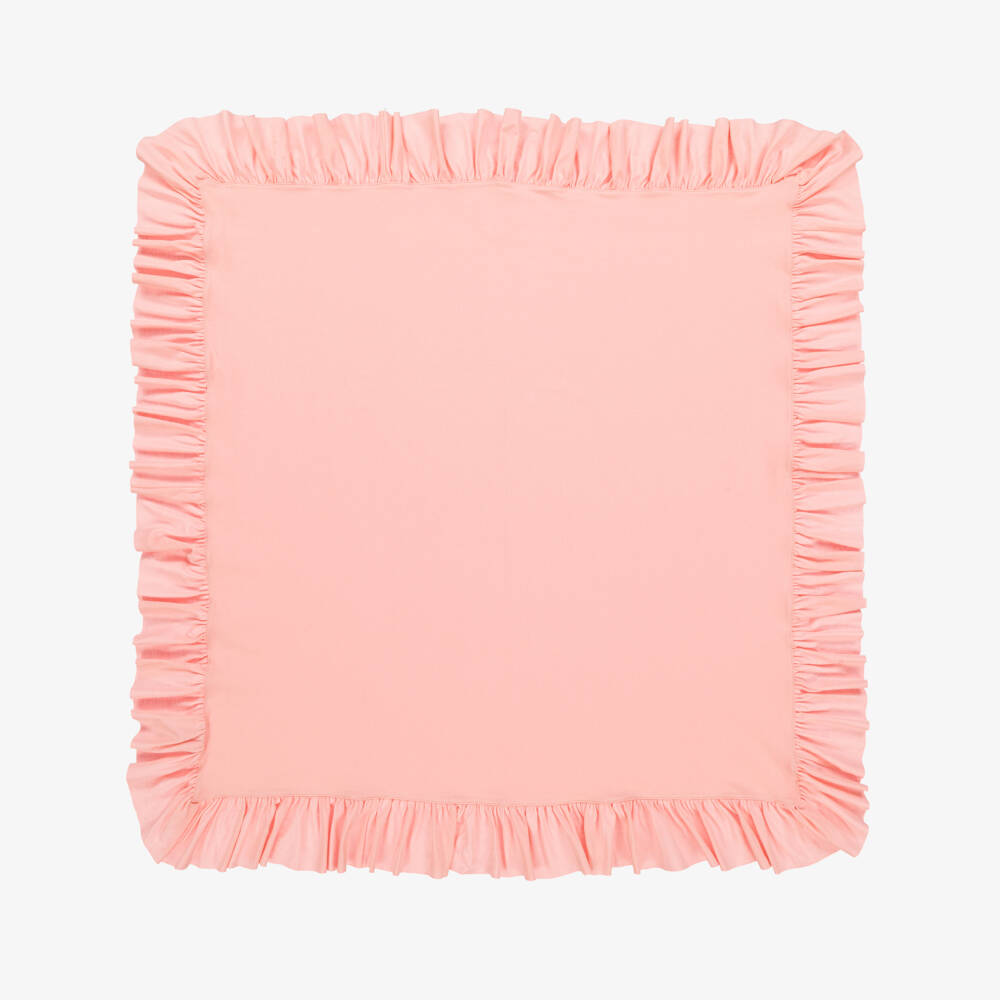 Lemon Loves Layette-Girls Soft Rose Pima Blanket | Childrensalon Outlet