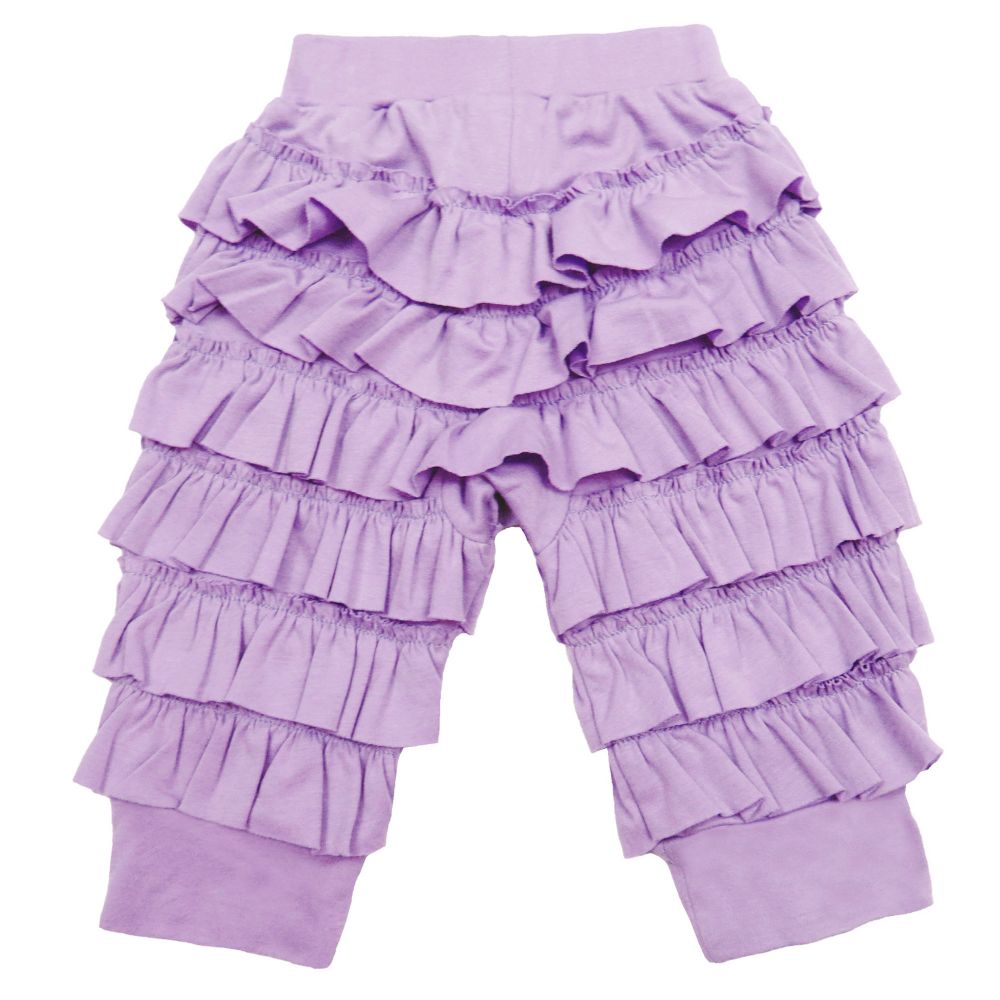 Lemon Loves Layette-Lilac Pima Cotton 'Ella' Trousers | Childrensalon Outlet
