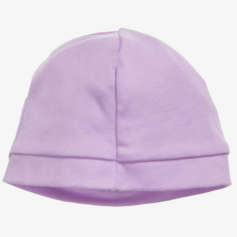 Lemon Loves Layette-قبعة قطن بيما لون بنفسجي للرضيعات | Childrensalon Outlet
