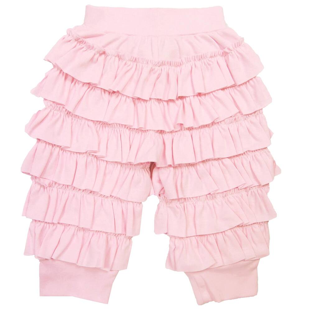 Lemon Loves Layette - Pale Pink Pima Cotton Trousers | Childrensalon
