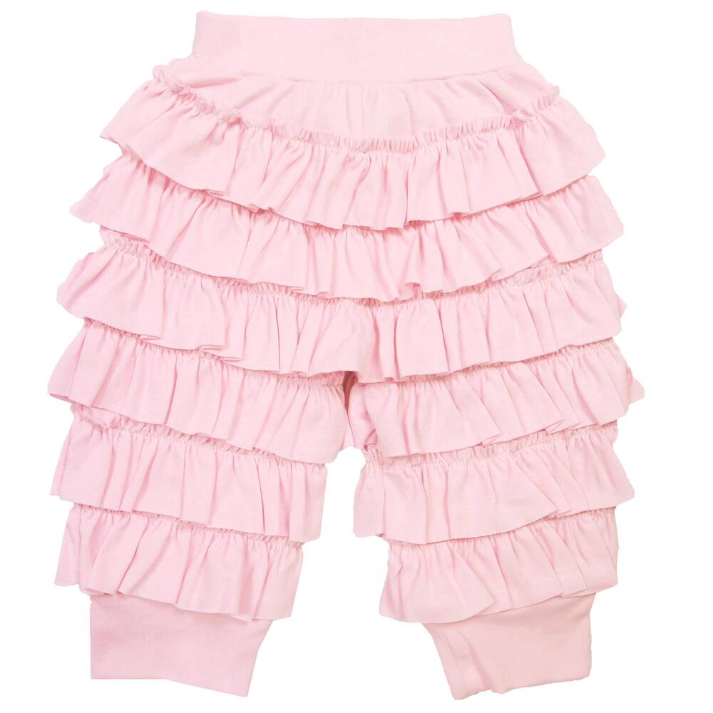 Lemon Loves Layette-بنطلون كشكش قطن لون زهري فاتح للمولودات | Childrensalon Outlet