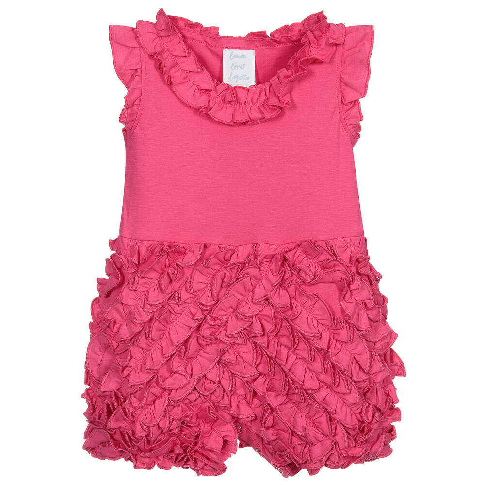 Lemon Loves Layette-Pima Cotton Baby Shortie | Childrensalon Outlet