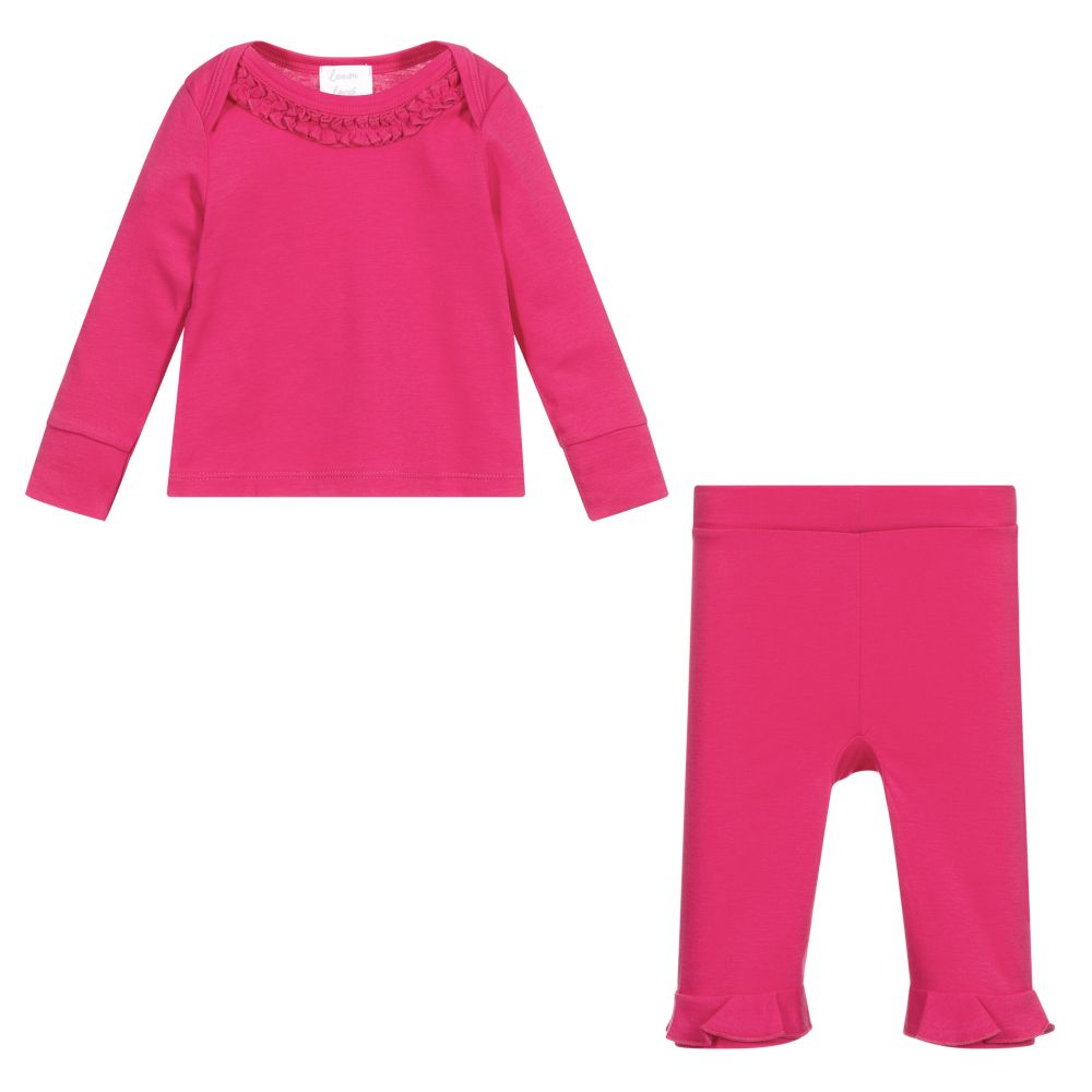 ليمون لافز لاييت-Pima Cotton Baby Trouser Set | Childrensalon Outlet
