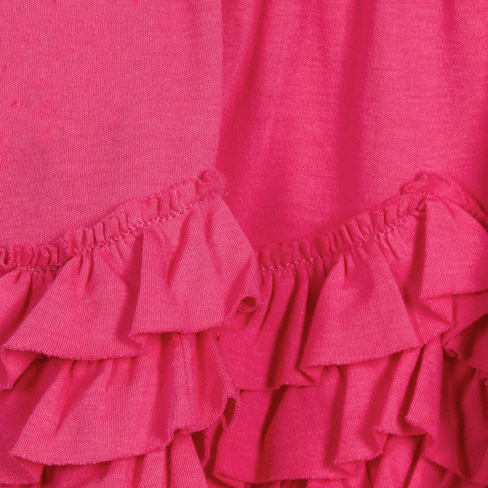 Lemon Loves Layette-Розовое платье из хлопка пима | Childrensalon Outlet